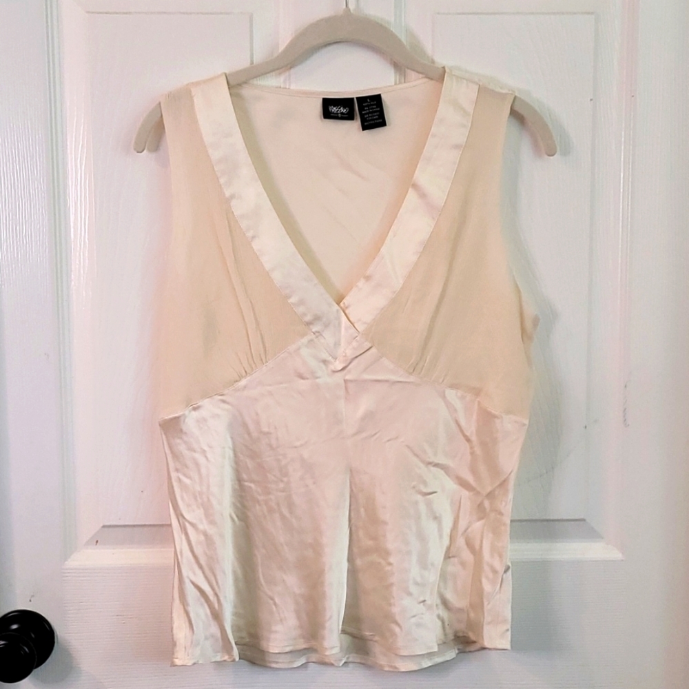 Silk tank top
